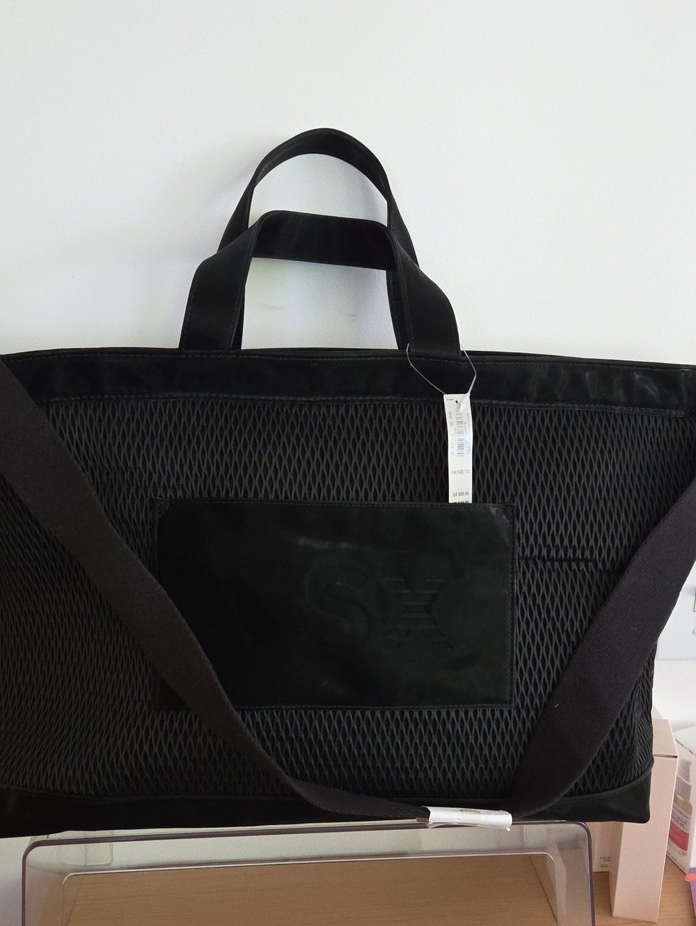 Victoria Secret NWT Huge weekender Bag In Black